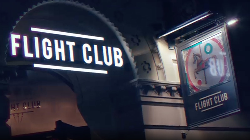 A video of Flight Club Manchester